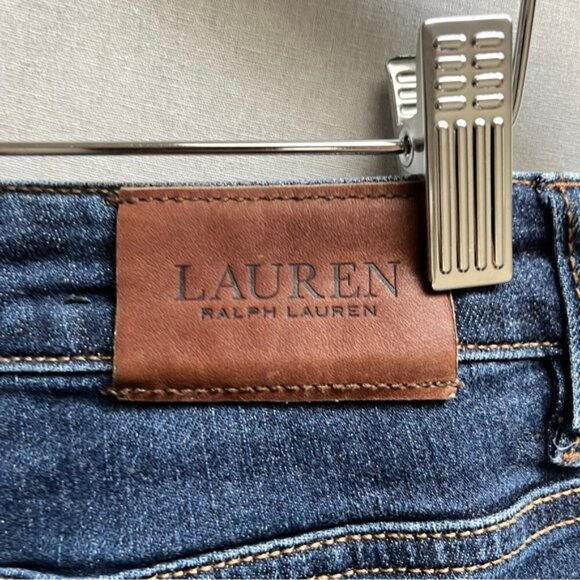 Lauren Ralph Lauren Modern Straight Curvy denim jeans Sz 12 - Picture 6 of 14
